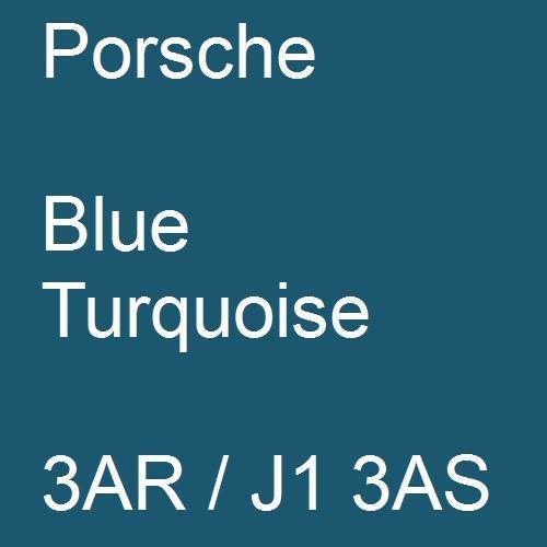 Porsche, Blue Turquoise, 3AR / J1 3AS.